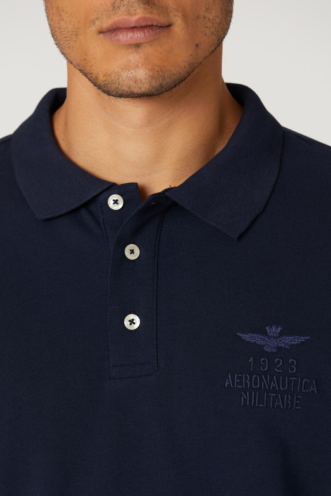 Aeronautica Militare Cotton Piqué Polo Shirt