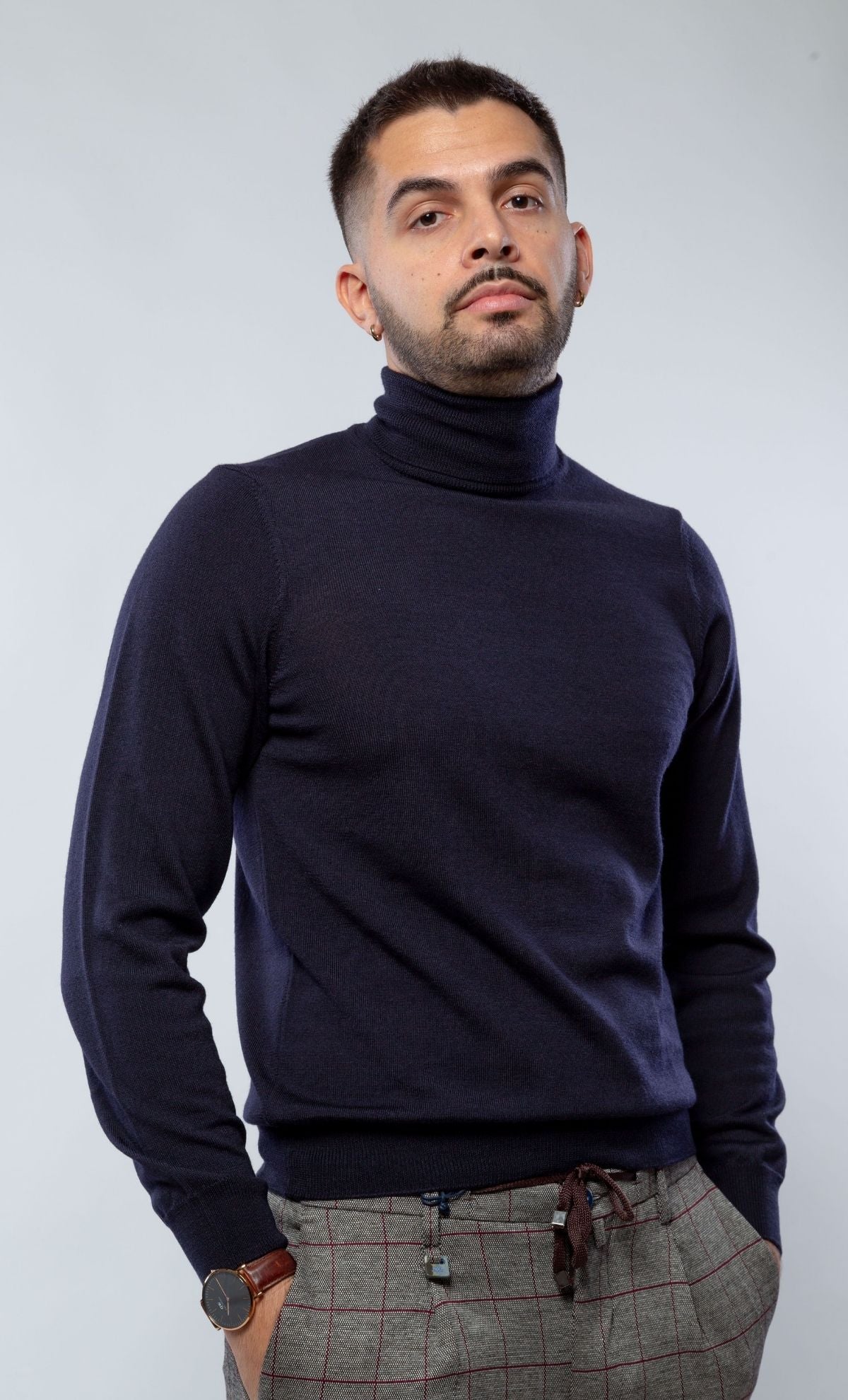 Heritage turtleneck sweater 100% Merino wool