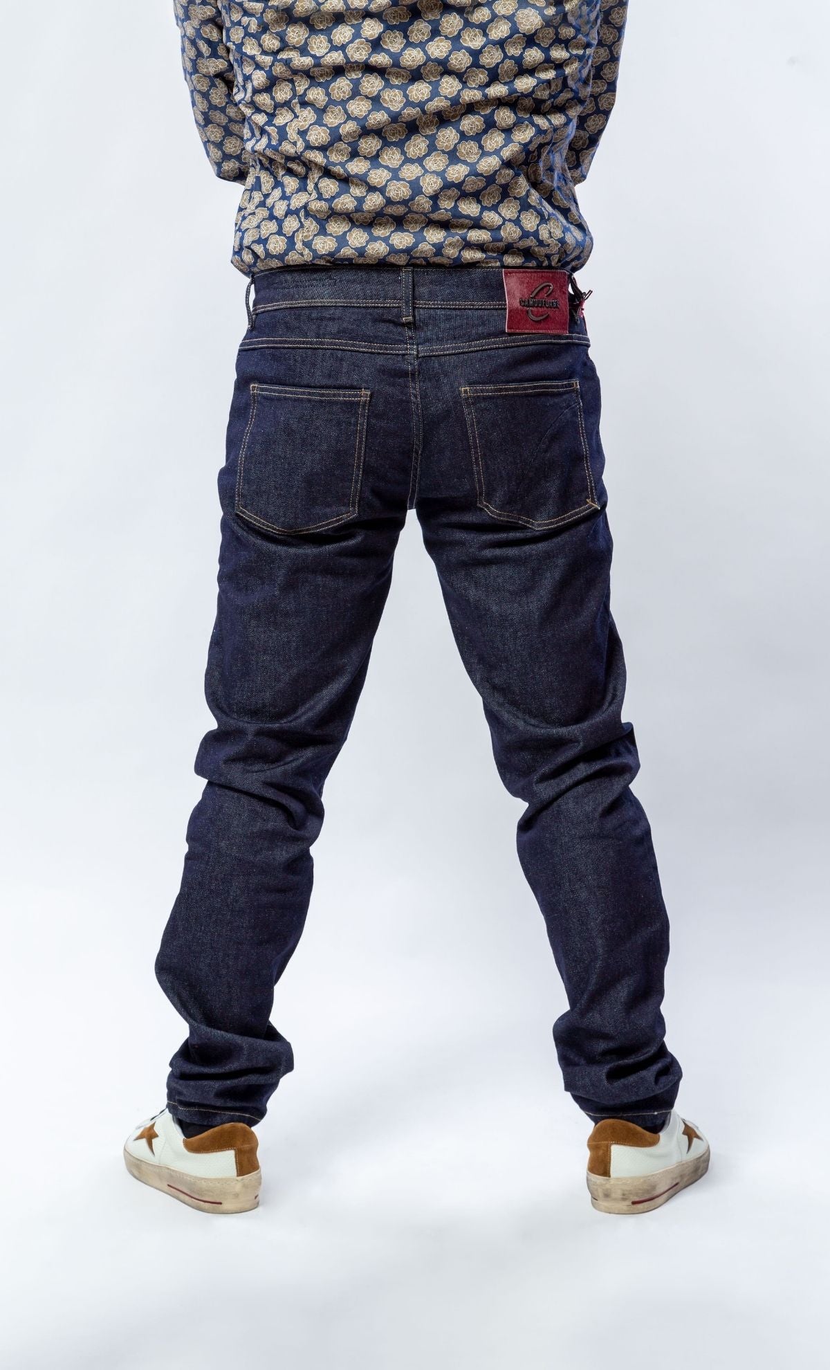 Jeans Camouflage BEST FIVE Raw Denim