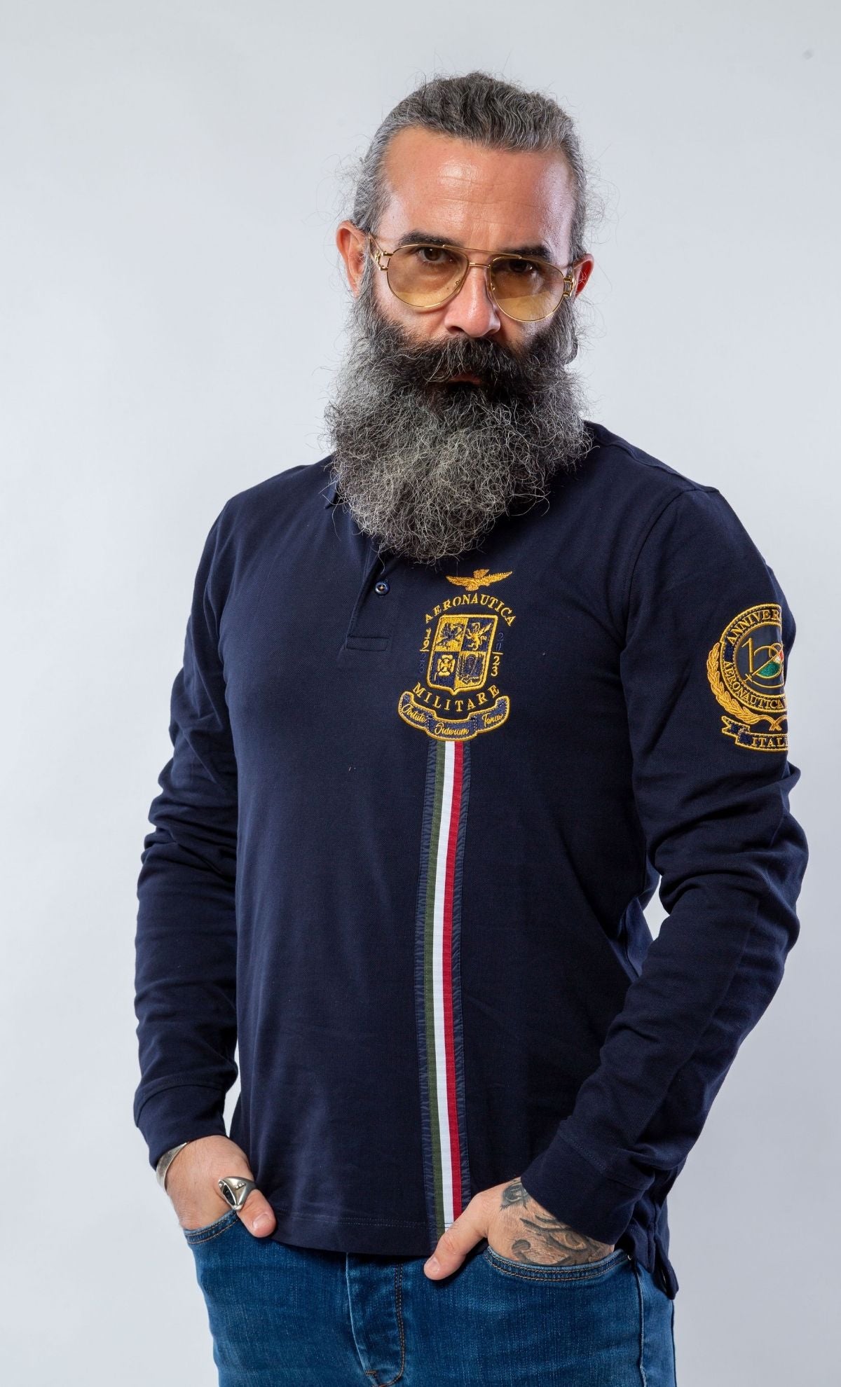 Aeronautica Militare Cotton Piqué Polo Shirt