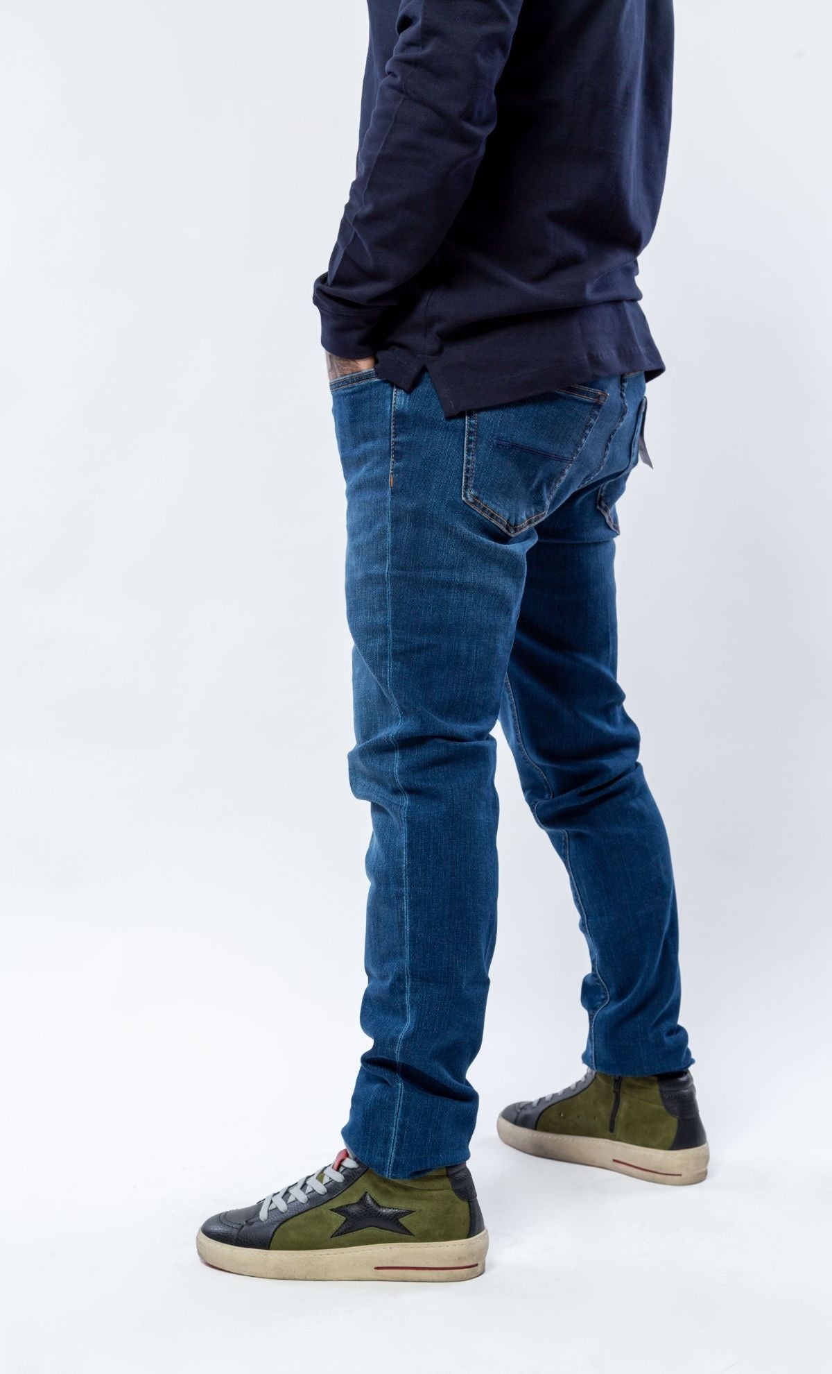 Jeans Re-Hash Blu Scuro