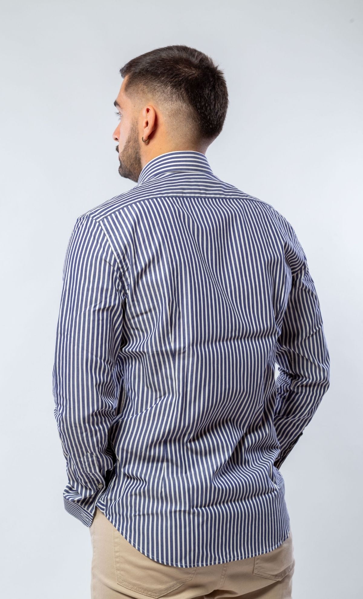 Ghirardelli 1911 striped shirt